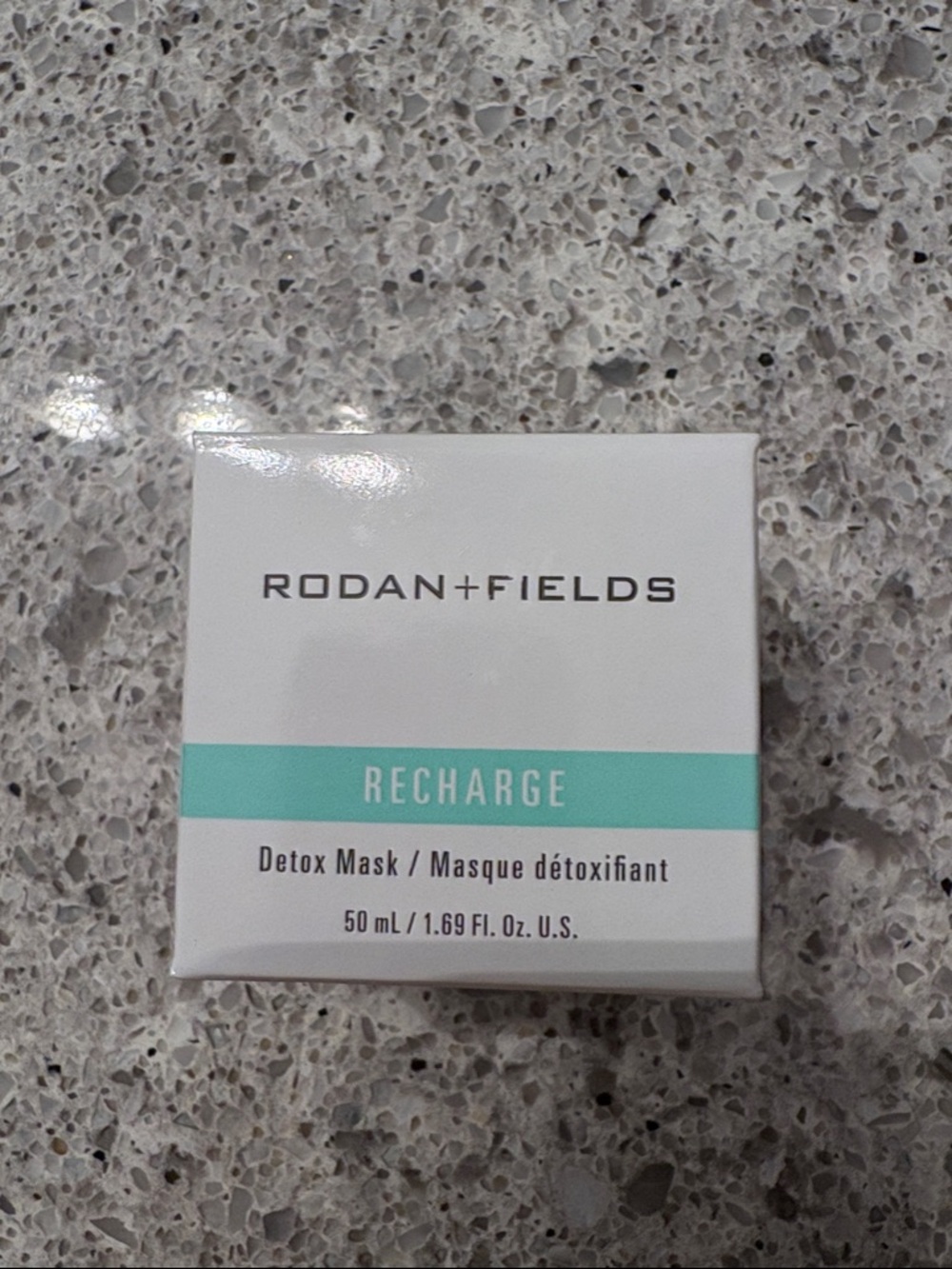 Rodan + Fields Recharge Detox Mask — White & Teal Packaging